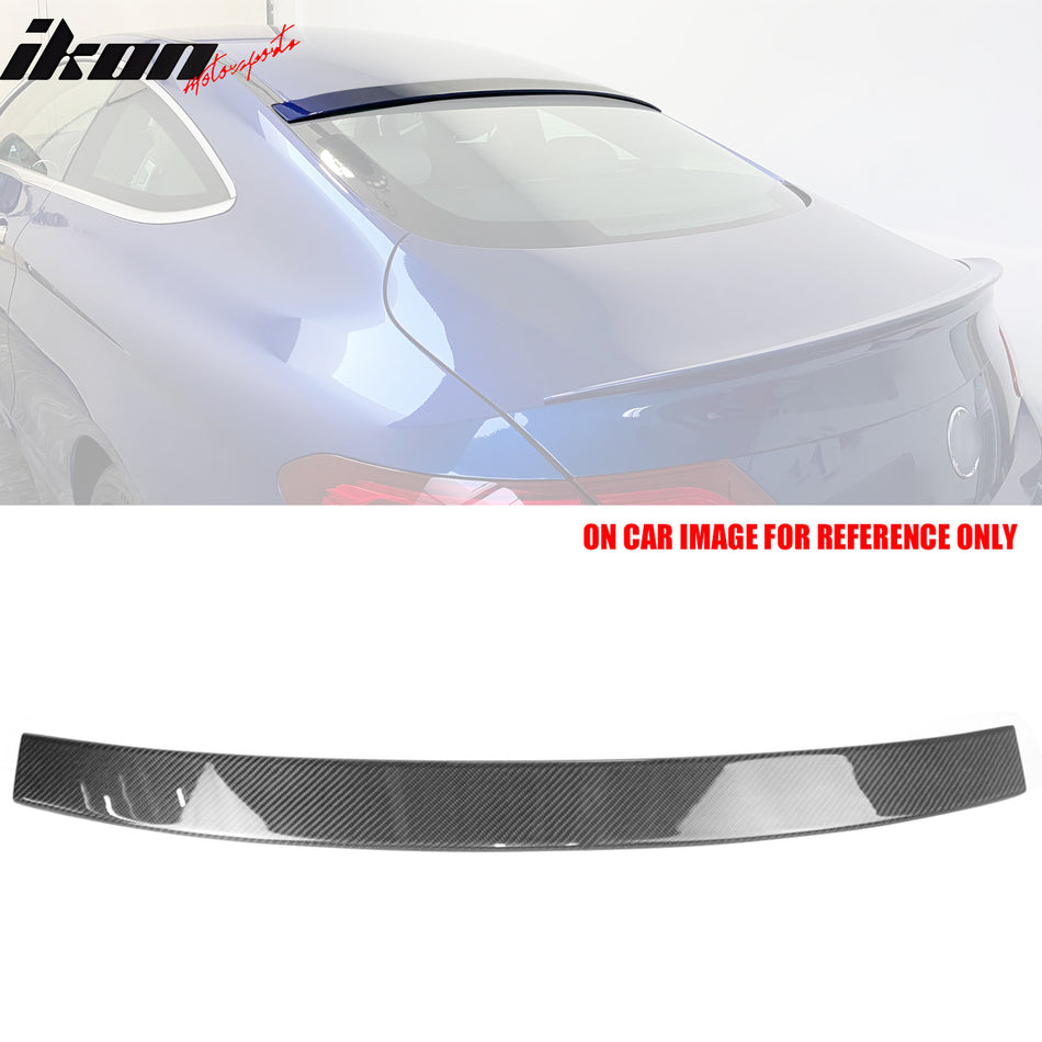 15-21 Benz W205 C-Class Coupe Roof Spoiler OE Style Carbon Fiber Wing