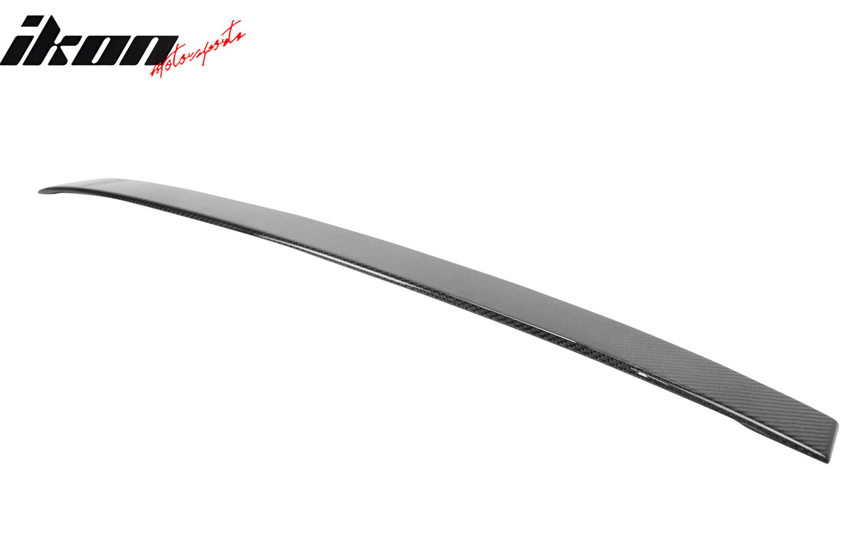 Fits 15-21 Benz W205 C-Class Coupe Roof Spoiler OE Style Carbon Fiber Rear Wing