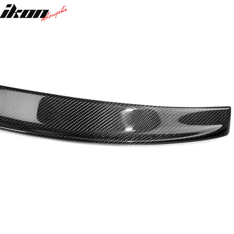 For 17-23 BMW G30 5-Series Roof Spoiler Carbon Fiber Rear Window Deflector Visor