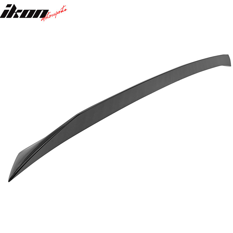 Fits 22-24 Subaru BRZ & Toyota GR86 IKON Style Gloss Black Rear Roof Spoiler ABS