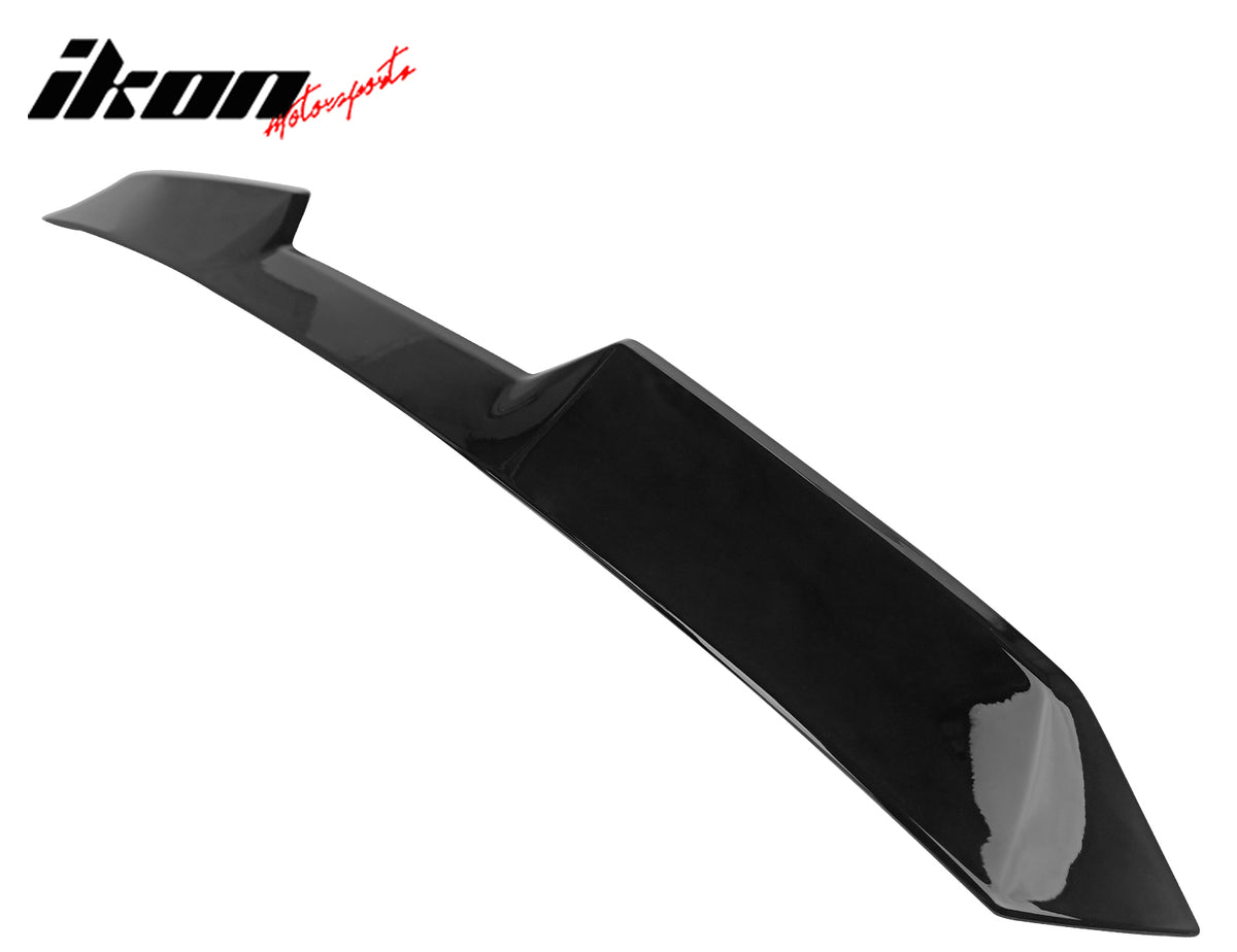 Fits 22-24 Subaru BRZ Toyota GR86 V Style Gloss Black Rear Roof Spoiler Wing ABS