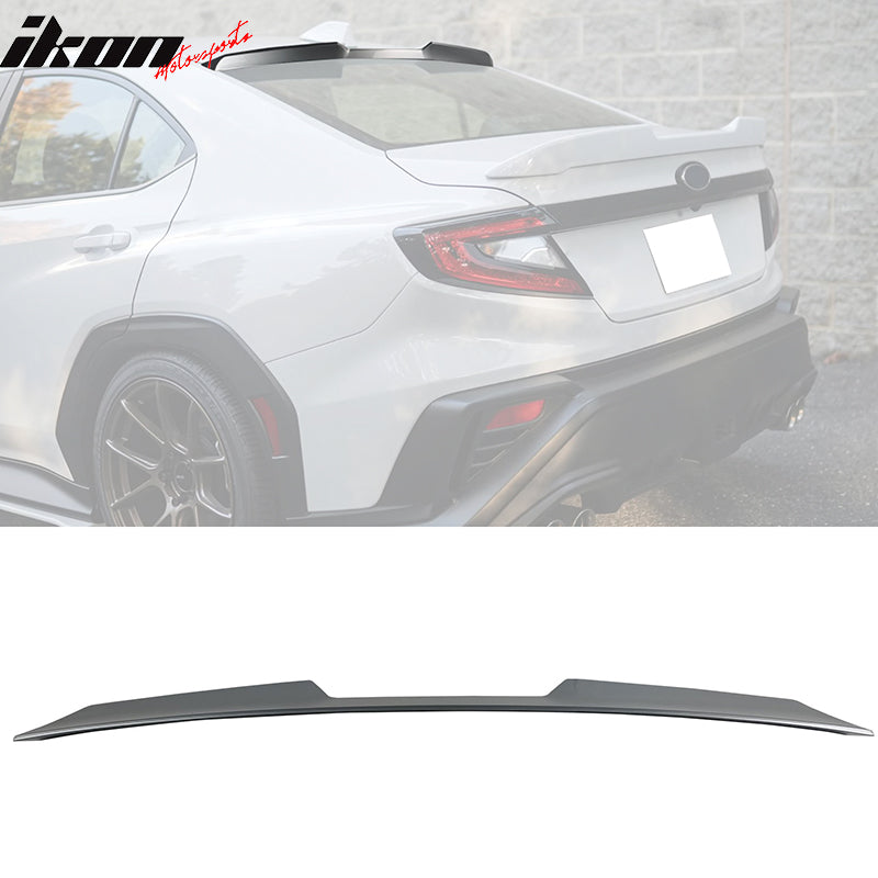 2022-2024 Subaru WRX V Style ABS Rear Roof Spoiler Painted #G1U Silver