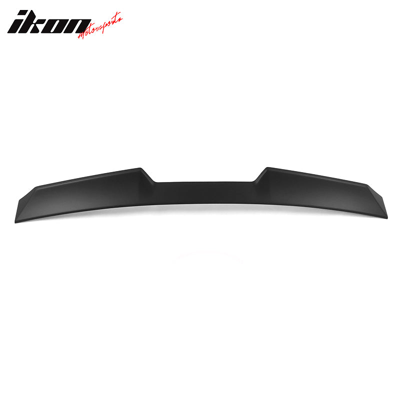 Fits 22-24 Subaru WRX 5th V Style Matte Black Rear Roof Window Spoiler Wing ABS