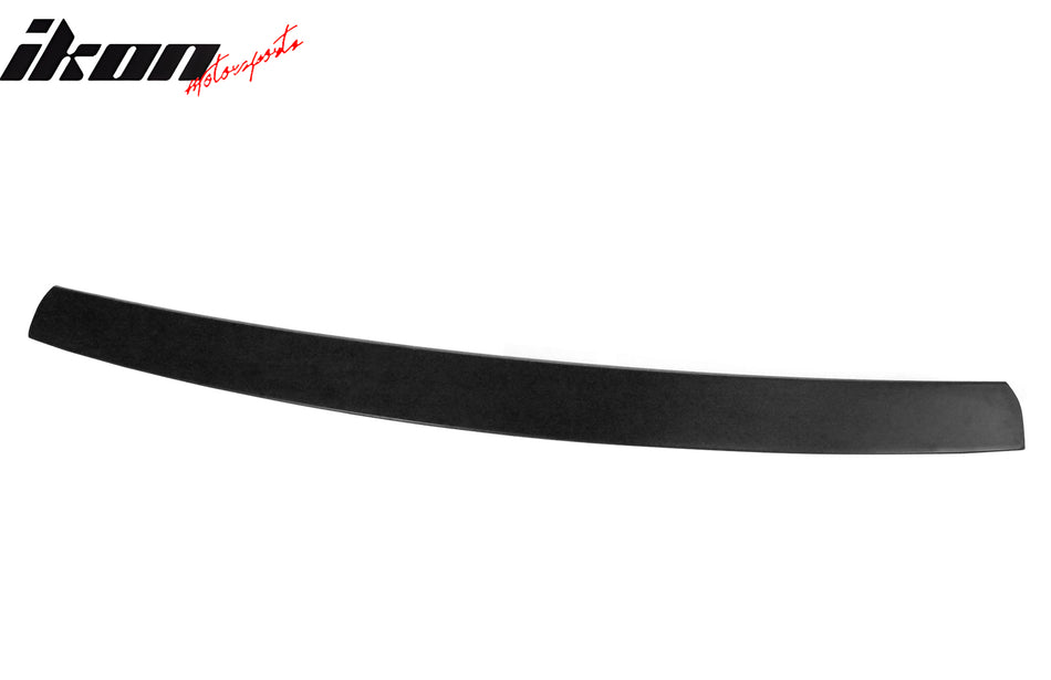 IKON MOTORSPORTS, Rear Window Roof Spoiler Compatible with 2016-2020 Hyundai Elantra 6th Gen, OE Style Painted #EB Ebony Black ABS Top Roofline Windshield Visor Spoiler Wing