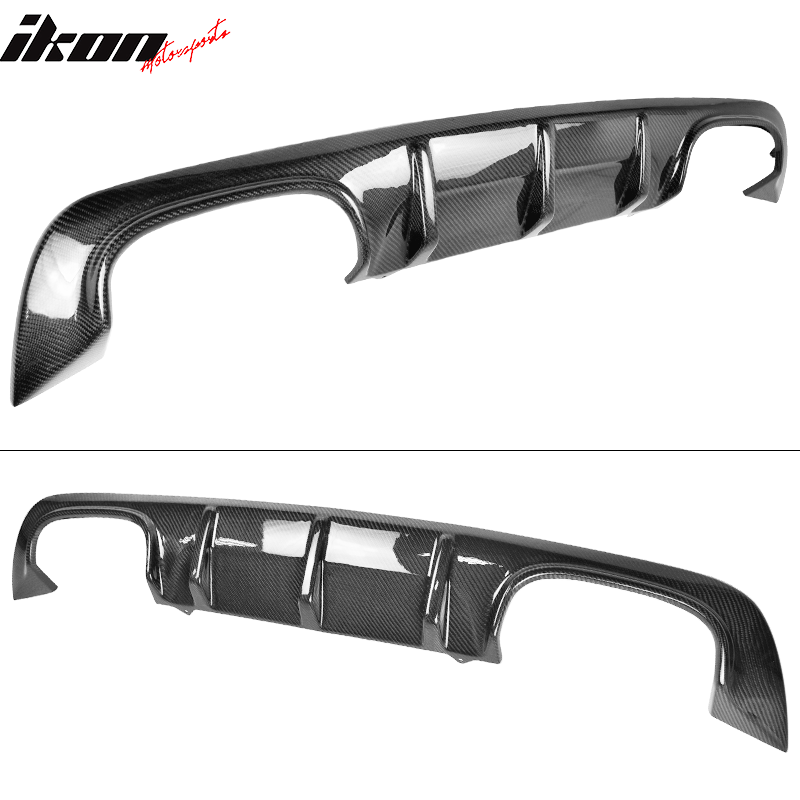 IKON MOTORSPORTS, Rear Diffuser Compatible With 2011-2014 Mercedes-Benz ...