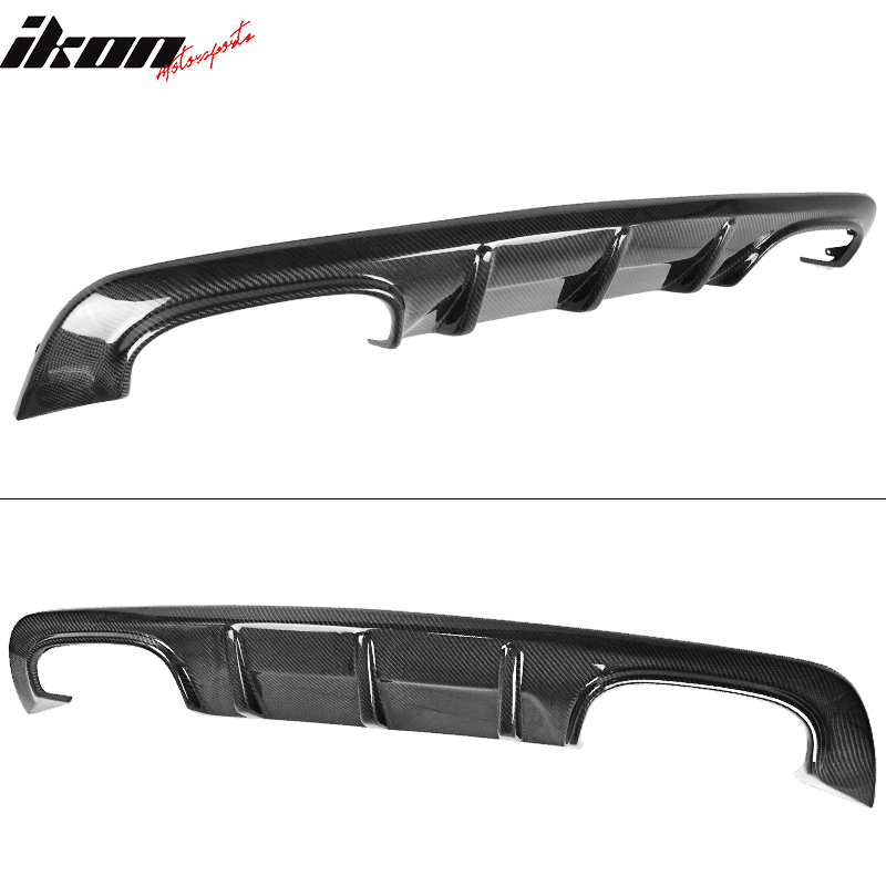 IKON MOTORSPORTS, Rear Diffuser Compatible With 2011-2014 Mercedes-Benz ...