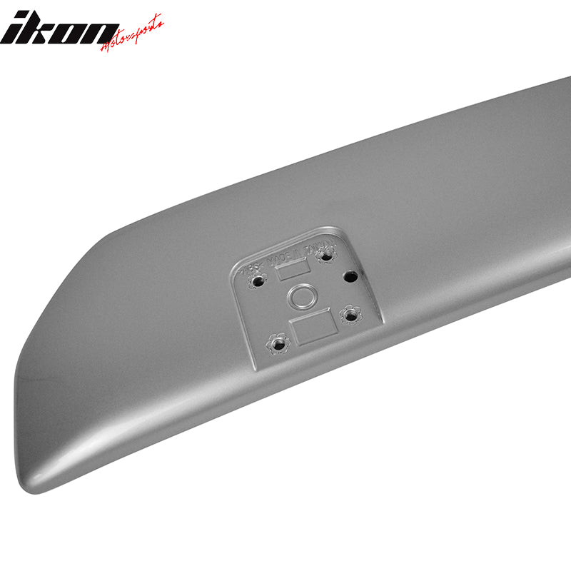 Fits 15-21 Subaru WRX STI Style Rear Bumper Lip Diffuser Painted #G1U Ice Silver