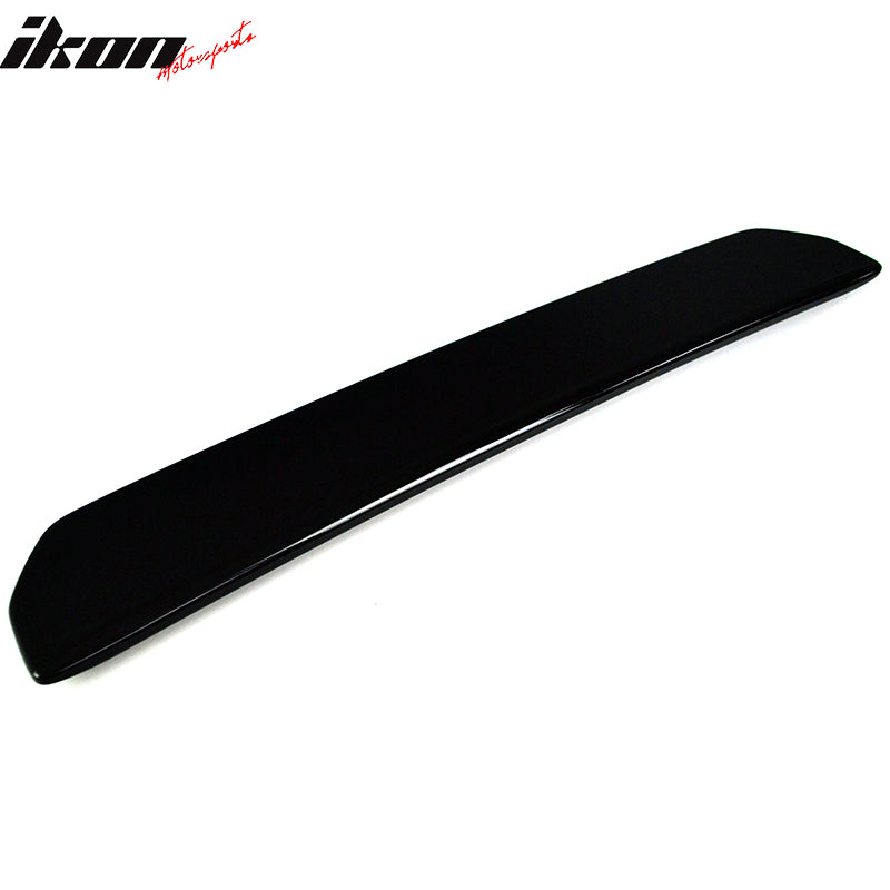 Fits 15-21 Subaru WRX STI Style Rear Bumper Lip Diffuser ABS Painted #D4S Black