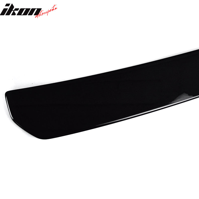 Fits 15-21 Subaru WRX STI Style Rear Bumper Lip Diffuser ABS Painted #D4S Black