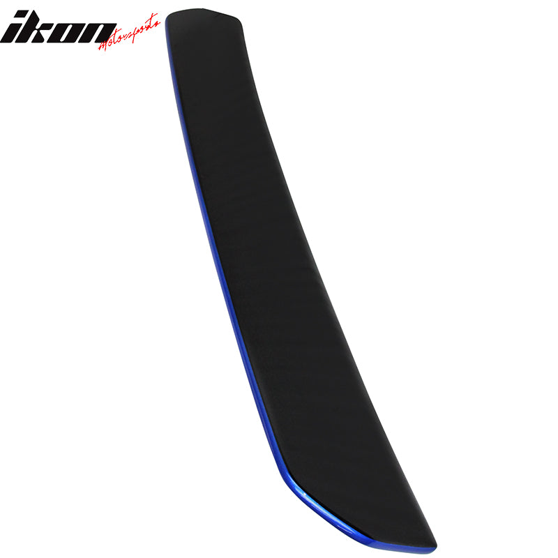 Fits 15-21 Subaru WRX STI Style Rear Bumper Lip Diffuser Painted #K7X Blue Pearl