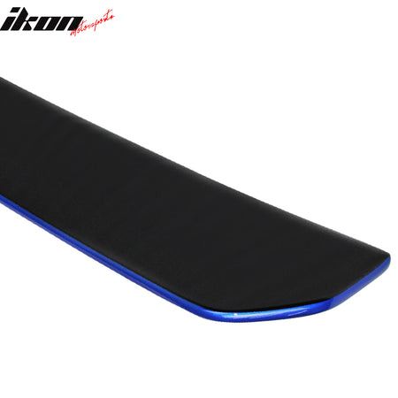 Fits 15-21 Subaru WRX STI Style Rear Bumper Lip Diffuser Painted #K7X Blue Pearl