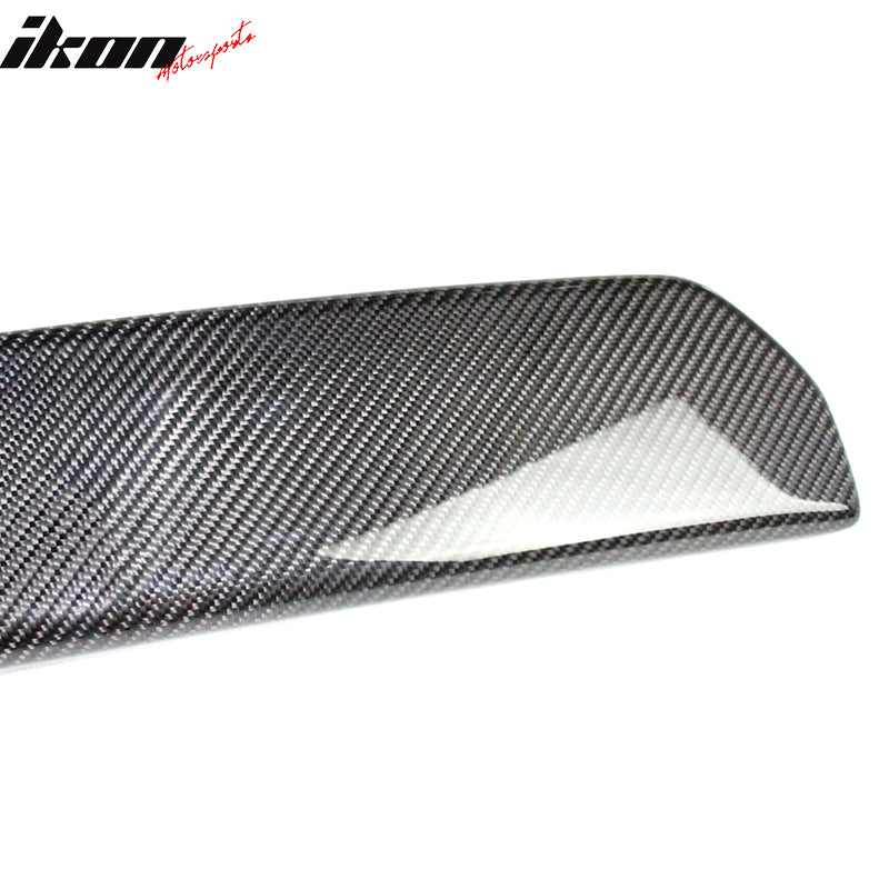 Fits 15-21 Subaru WRX STI Style Carbon Fiber CF Rear Bumper Lip Diffuser Add on