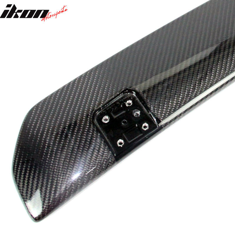 Fits 15-21 Subaru WRX STI Style Carbon Fiber CF Rear Bumper Lip Diffuser Add on