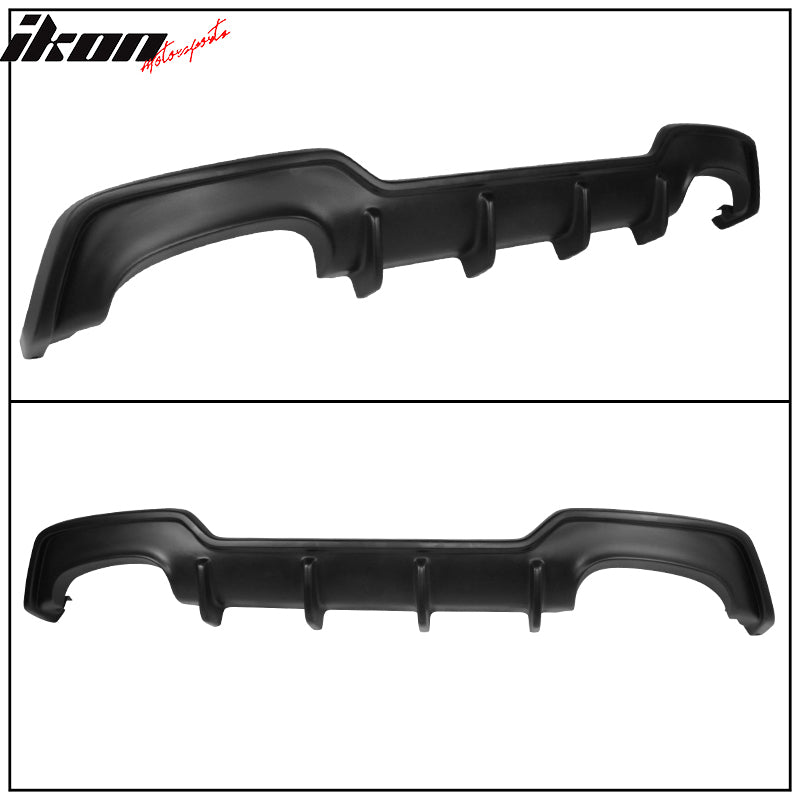 Fits 19-22 Corolla E210 Hatchback Matte Black Rear Diffuser & Bumper Splitter