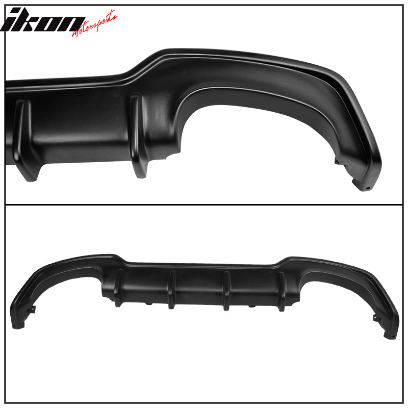 For 19-22 Toyota Corolla E210 Hatchback 5Dr Matte Black Rear Diffuser - ABS