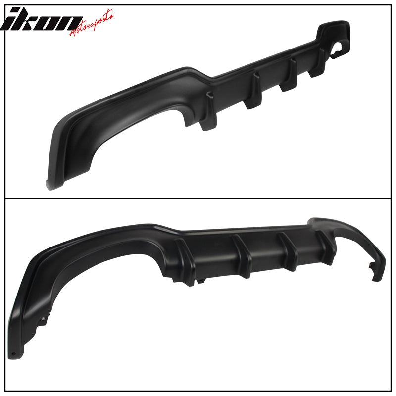 For 19-22 Toyota Corolla E210 Hatchback 5Dr Matte Black Rear Diffuser - ABS