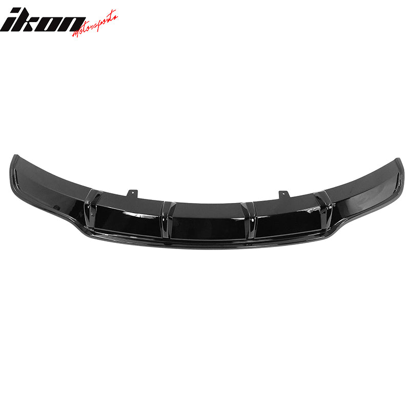 For 17-23 Tesla Model 3 Rear Bumper Lip Diffuser V Style Spoiler #PBSB Black