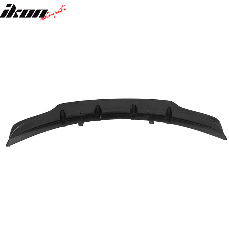 Fits 17-23 Tesla Model 3 Rear Bumper Lip Diffuser V Style Spoiler #PBSB Black