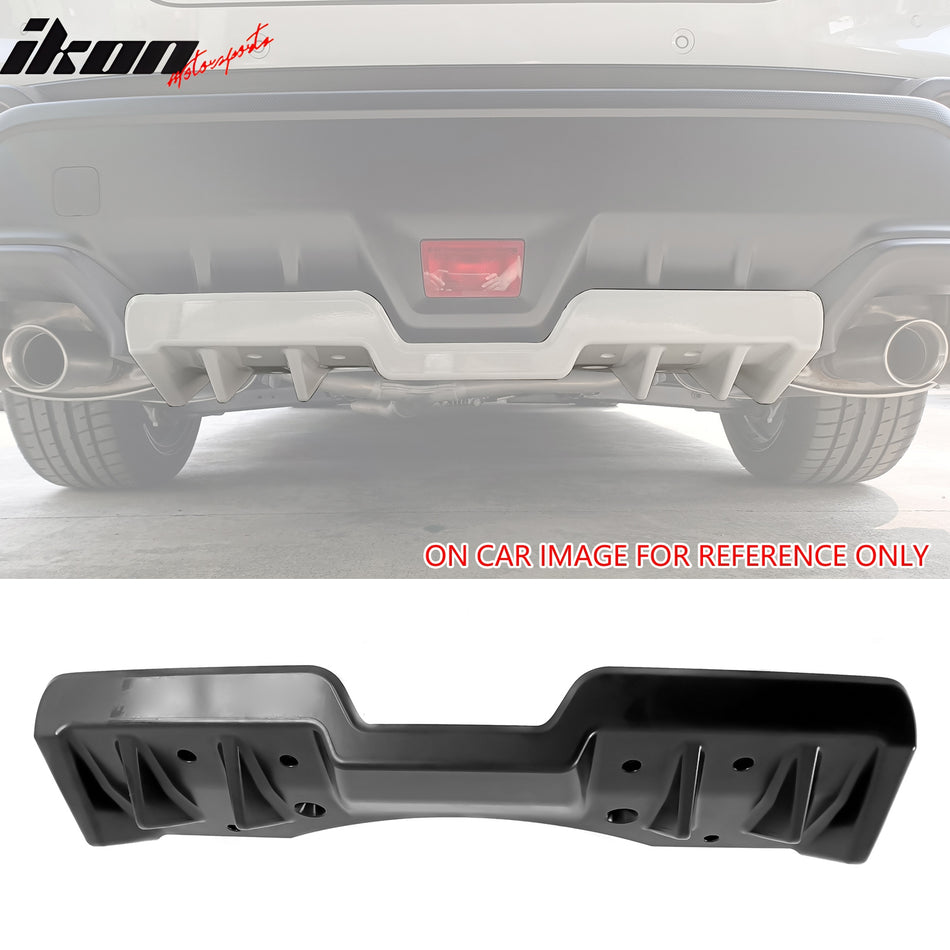 2022-2026 Subaru WRX VB Primer Black Shark Fin Rear Bumper Diffuser
