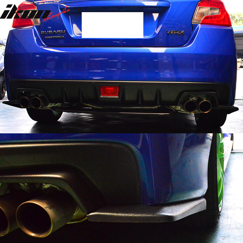 Pre-painted Rear Bumper Splitter Compatible With 2015-2021 Subaru WRX ...