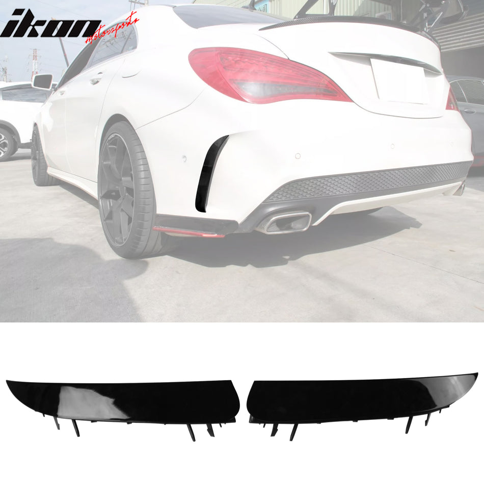 2014-2019 Benz W117 C117 CLA-Class D Style #040 Rear Side Vent Canards