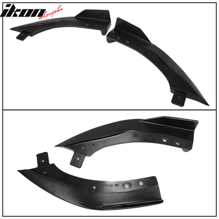 Fits 19-22 Corolla Hatchback Rear Diffuser & Bumper Splitter & Dual Muffler Tip