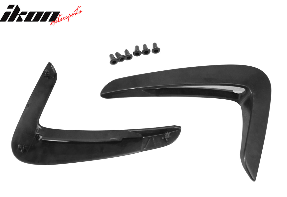 Fits 14-16 BMW 4-Series F32 F33 F36 Grand Coupe Matte Black Side Fender Air Vent