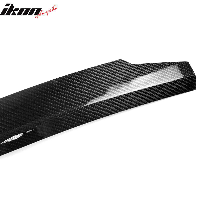 Fits 15-18 Audi Q3 Rear Bumper Boot Protector Carbon Fiber Sill Plate Trim Cover