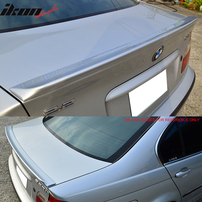 Fits 99-05 BMW E46 4Dr 3 Series AC Style Trunk Spoiler Wing - ABS