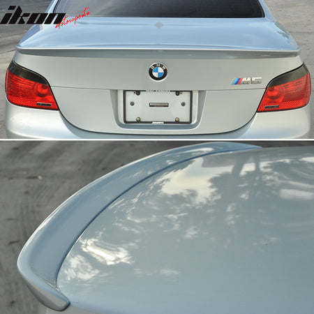 Fits 04-10 5 Series E60 4Dr AC Trunk Spoiler OE Titanium