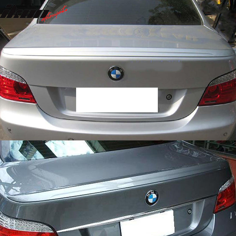 Fits 04-10 BMW 5 Series E60 4Dr Sedan M5 ABS Rear Trunk Spoiler