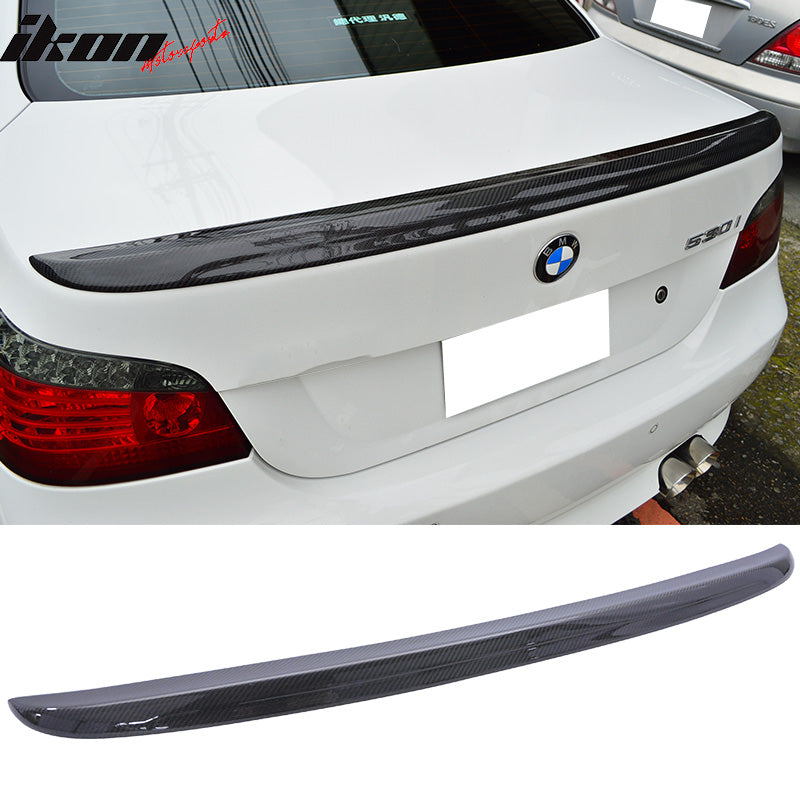 2004-2010 BMW 5 Series E60 Sedan M5 Style Carbon Fiber Trunk Spoiler