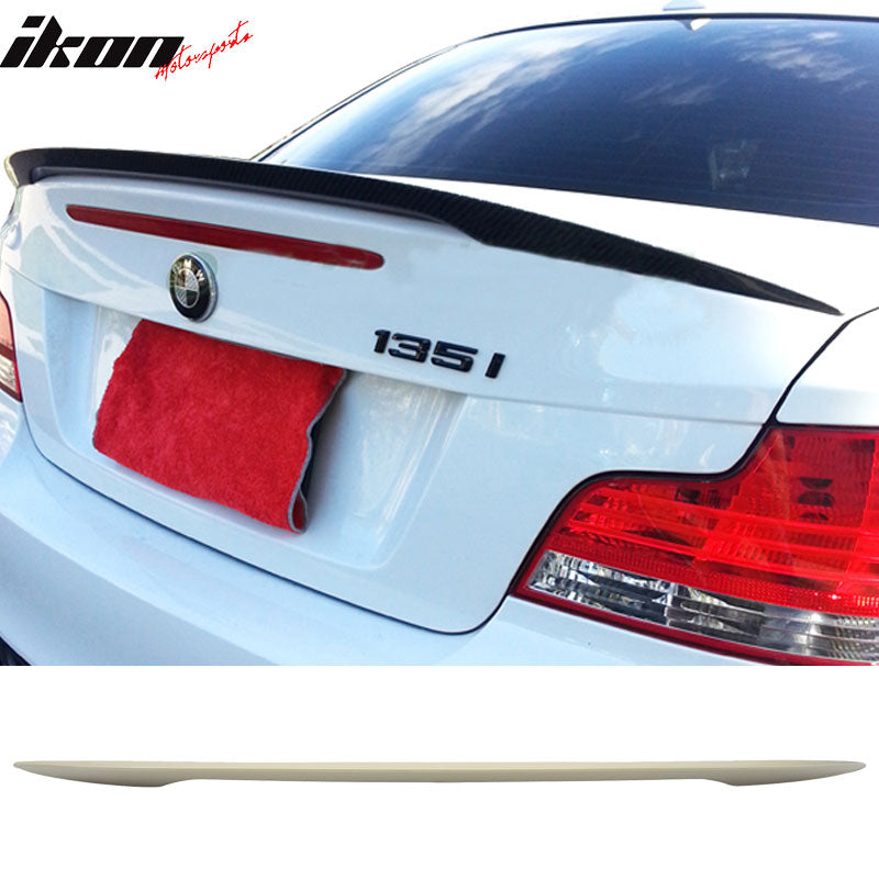 2007-2013 BMW 1-Series E82 Coupe Unpainted Rear Spoiler Wing ABS