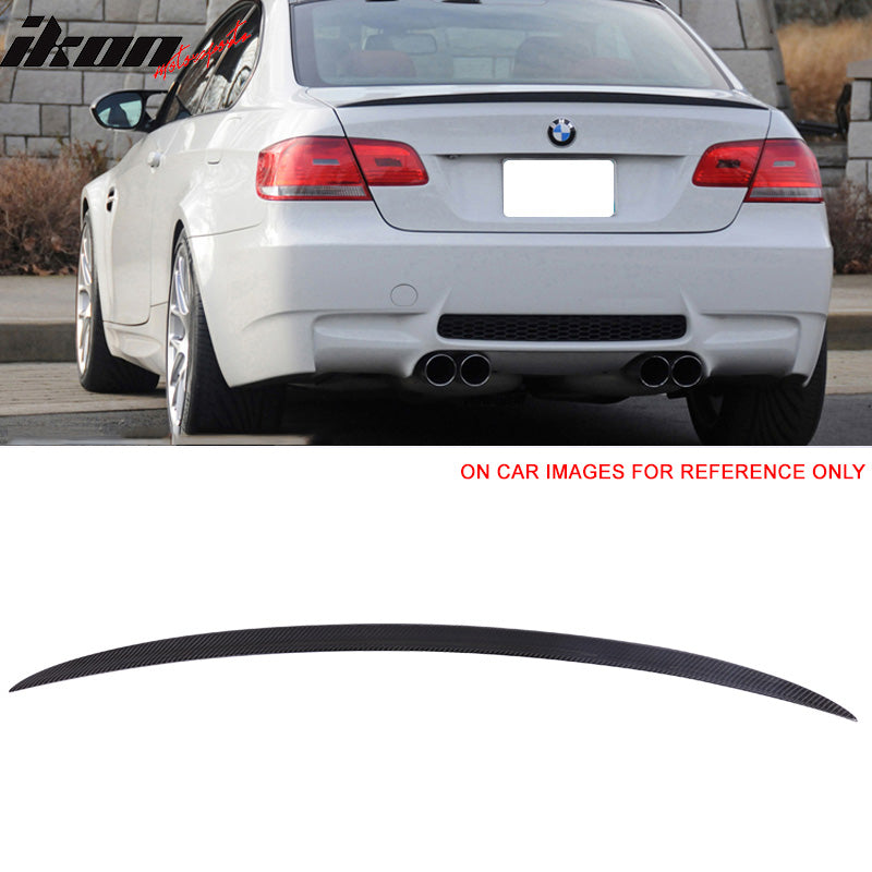 IKON MOTORSPORTS, Trunk Spoiler Compatible With 2007-2013 BMW E92