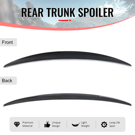 Fits 07-13 E92 Performance Painted #668 Jet Black Trunk Spoiler