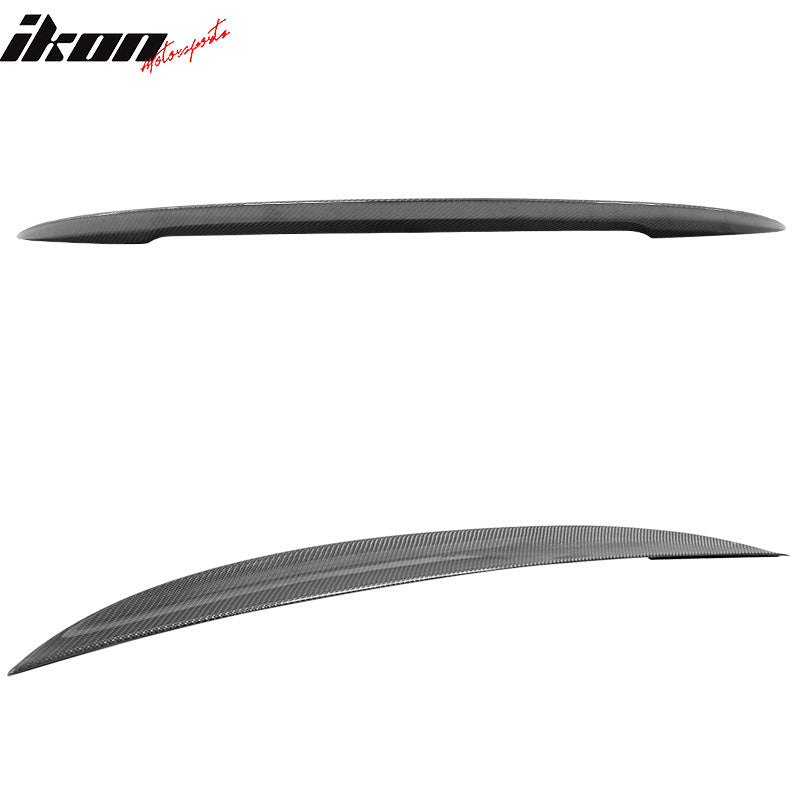 Fits 07-13 E92 Coupe Performance High Kick Matte Carbon Fiber (CF) Trunk Spoiler