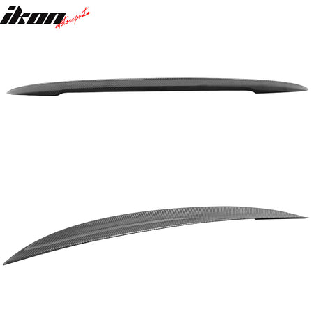 Fits 07-13 E92 Coupe Performance High Kick Matte Carbon Fiber (CF) Trunk Spoiler