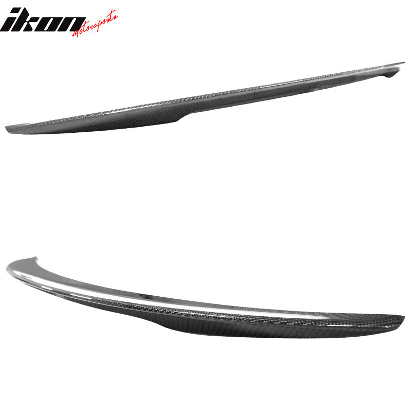 Fits 07-13 E92 Coupe Performance High Kick Matte Carbon Fiber (CF) Trunk Spoiler