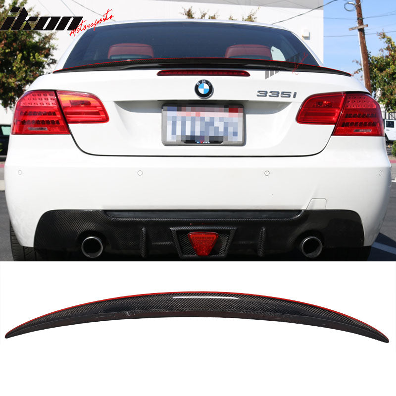 2007-2013 BMW E93 3 Series Convertible 2Dr Red Line CF Trunk Spoiler