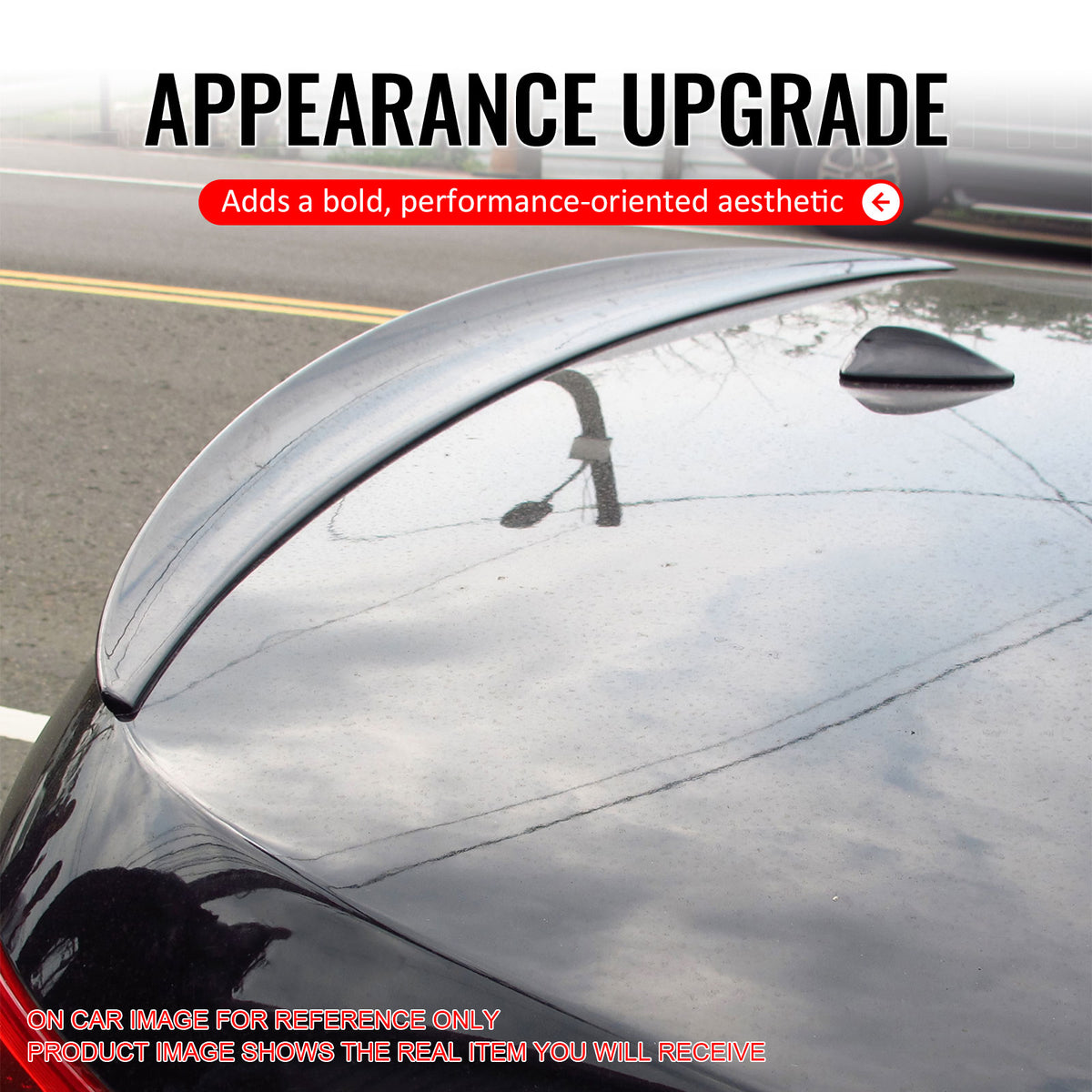 Fits 07-13 E93 Convertible Performance Painted #A61 Crimson Red Trunk Spoiler