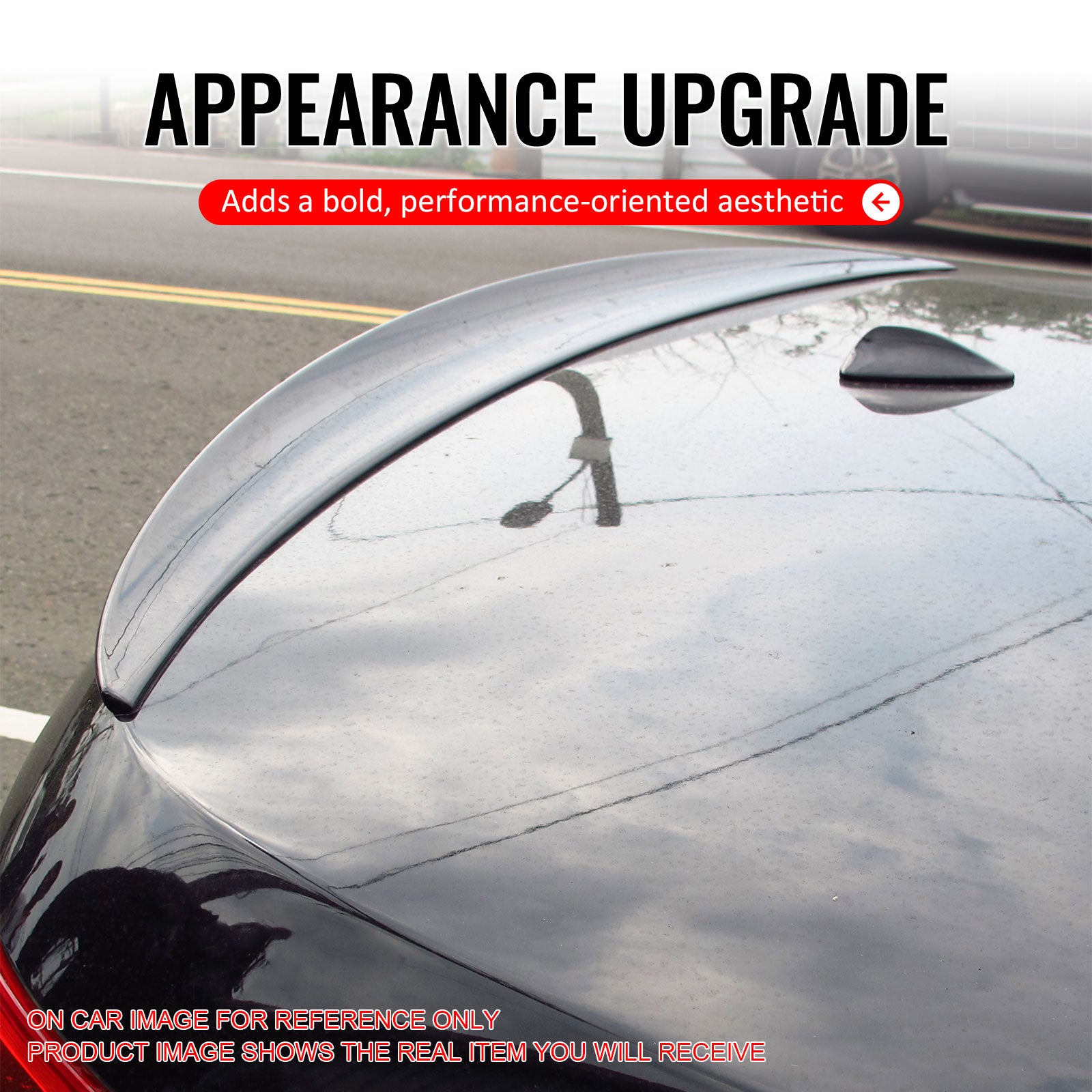 Fits 07-13 E93 Convertible Performance Painted #A61 Crimson Red Trunk Spoiler