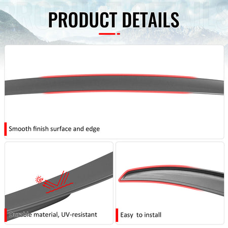 For 11-17 BMW F10 5-Series Trunk Spoiler Performance Style Rear Wing #354 Silver