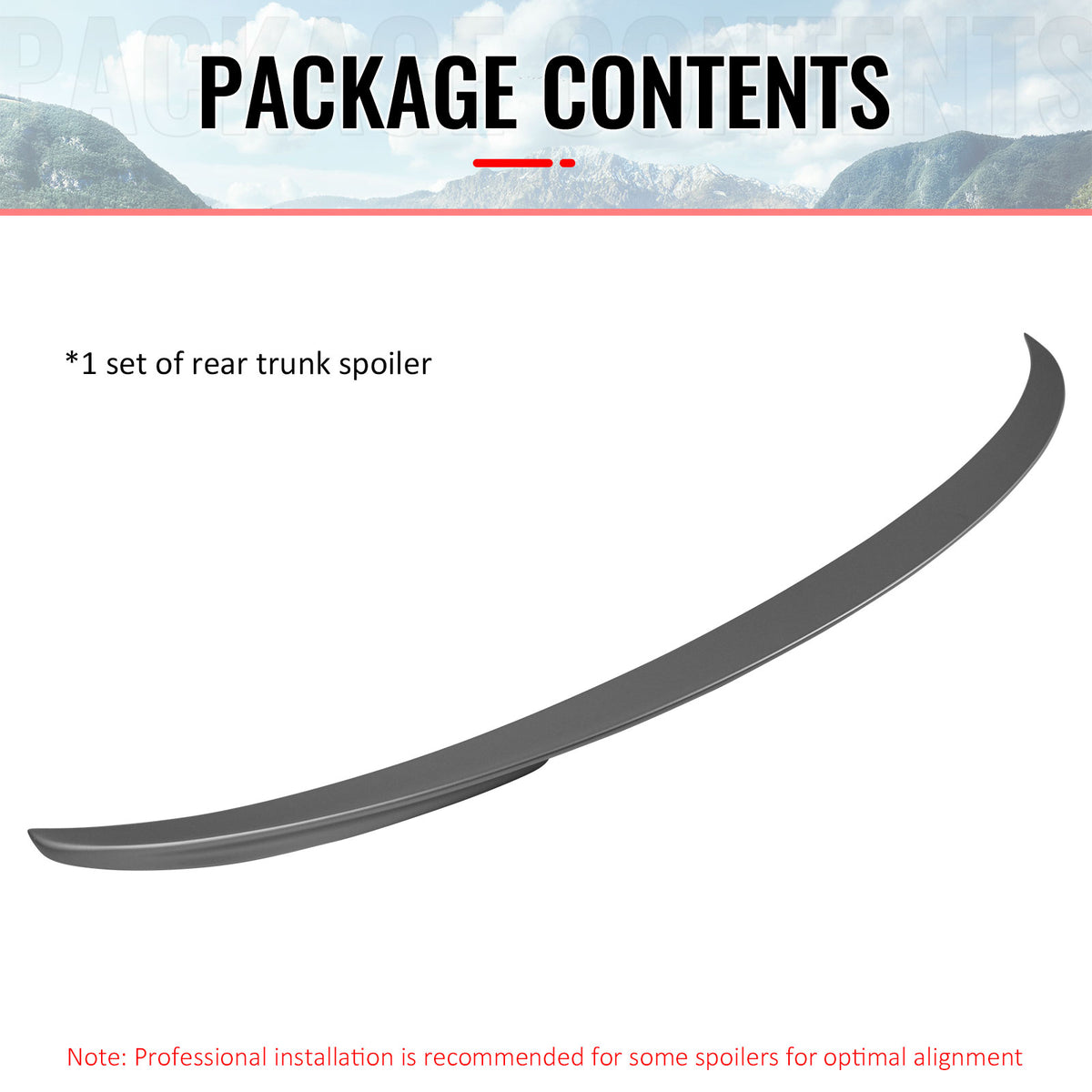 For 11-17 BMW F10 5-Series Trunk Spoiler Performance Style Rear Wing #354 Silver