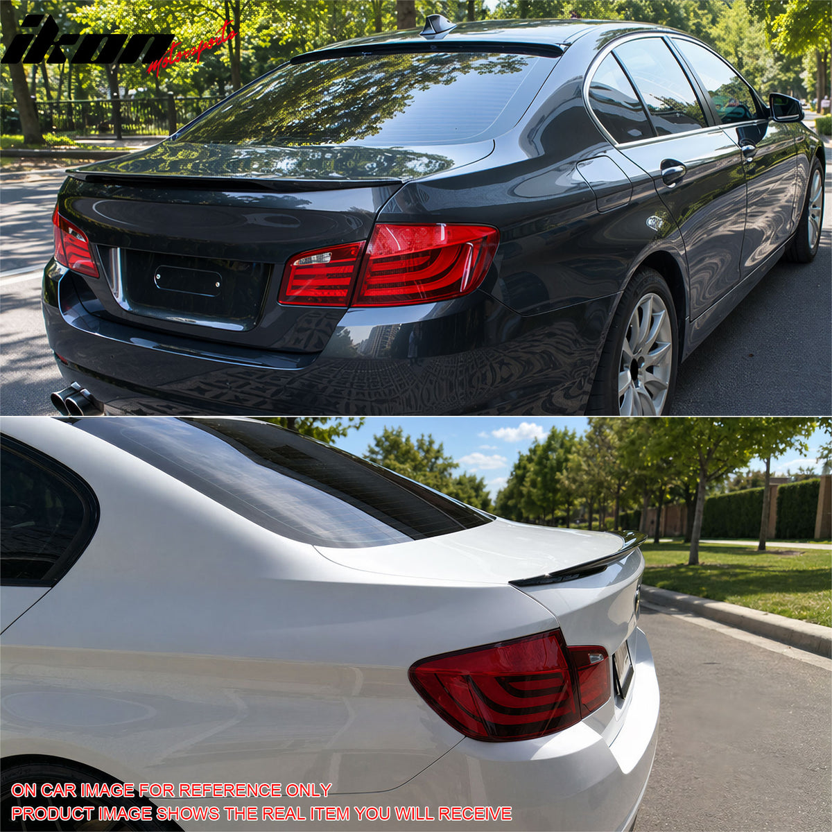 For 11-17 BMW F10 5-Series Trunk Spoiler Performance Style Rear Wing #354 Silver