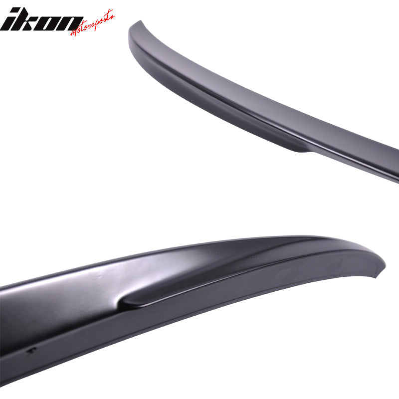 IKON MOTORSPORTS, Compatible With 2012-2018 BMW 3-Series F30 4Dr, Matte Trunk  Spoiler Painted # 668 Jet Black – Ikon Motorsports