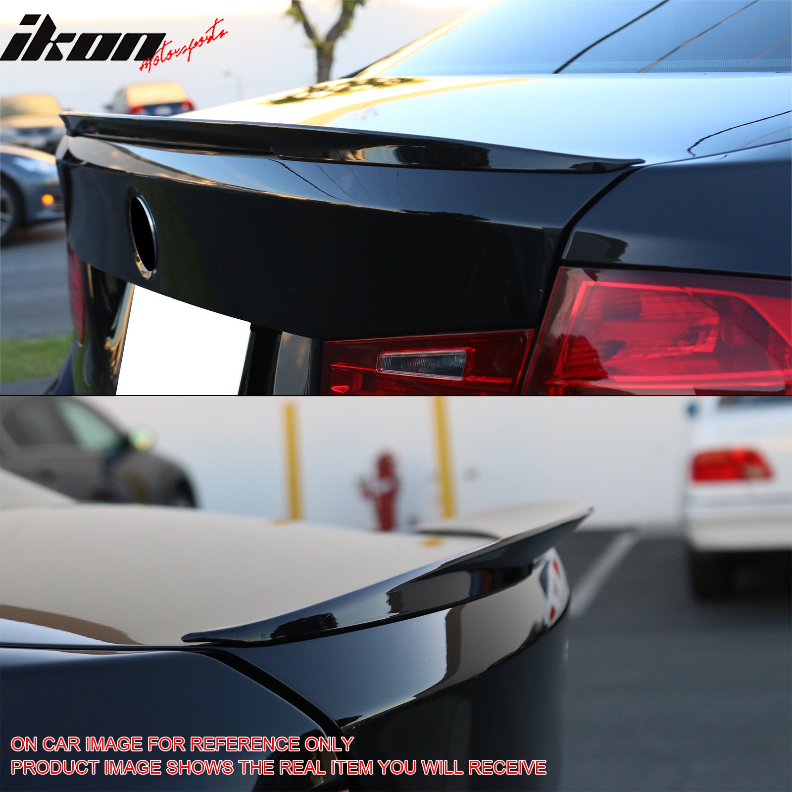 Fits 12-18 F30 Performance Painted #C08 Platinum Silver Metallic Trunk Spoiler