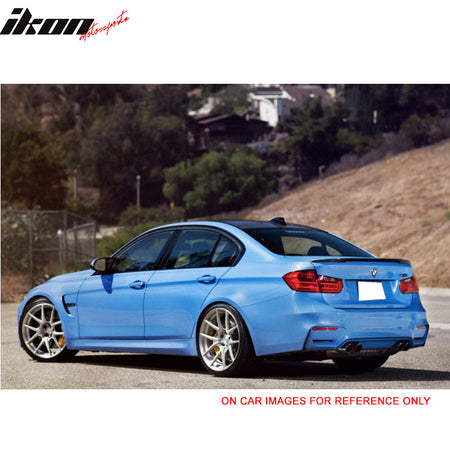 Fits 14-19 BMW 3-Series F80 Sedan Performance Style Trunk Spoiler Unpainted ABS