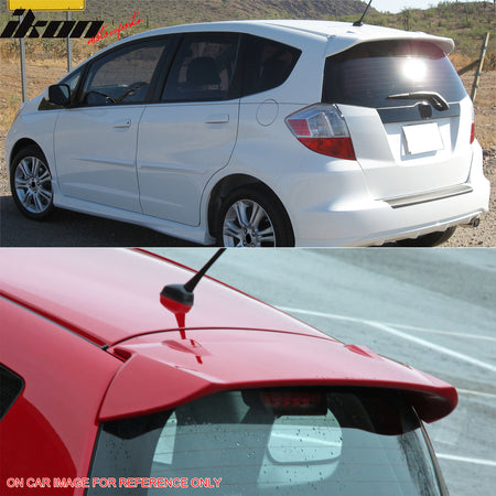 Trunk Spoiler Compatible With 2009-2013 Honda US Model, Factory Style Unpainted ABS Added On Lip Wing by IKON MOTORSPORTS, 2009 2010 2011 2012 2013
