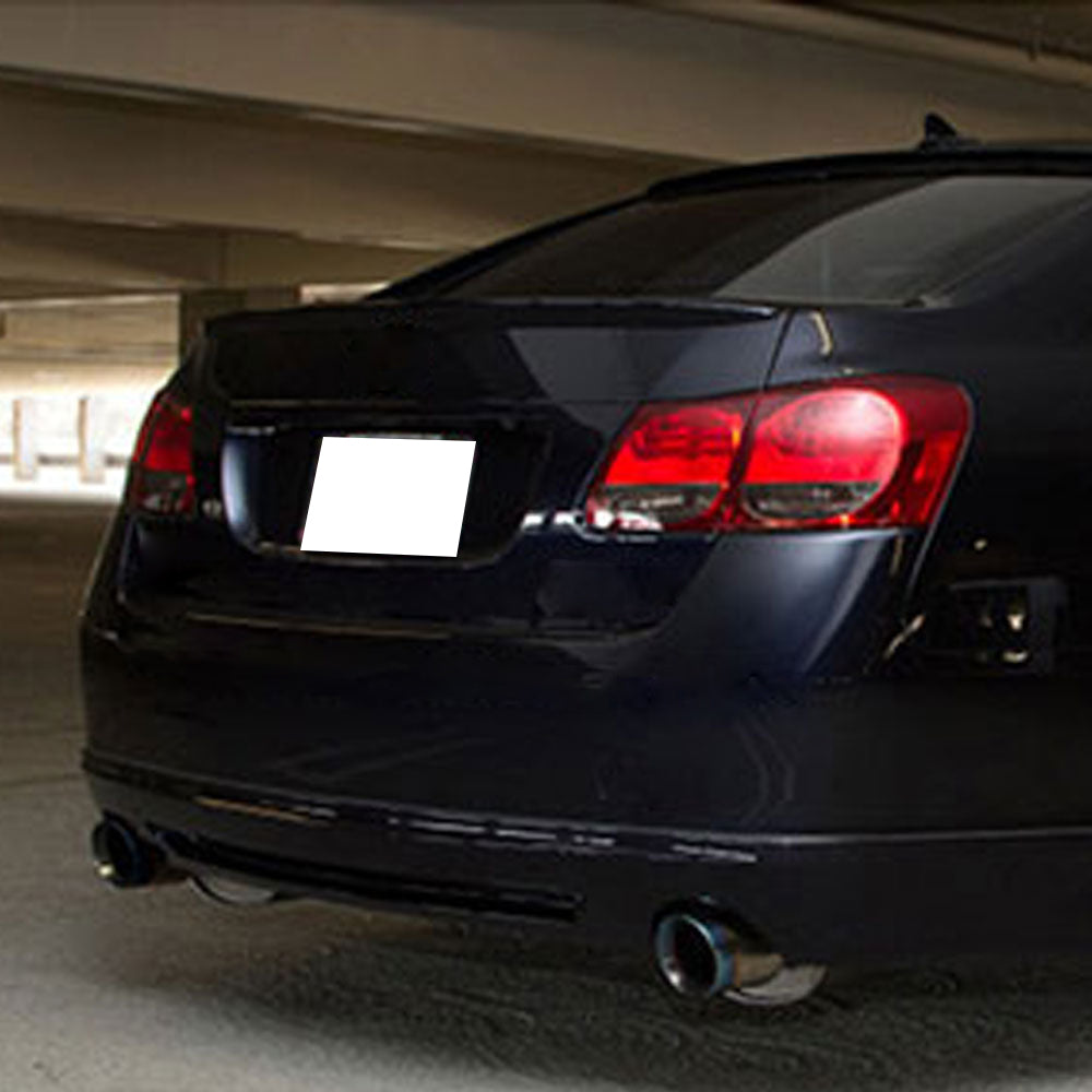 For 06-12 Lexus GS350 GS450 OE Style Unpainted ABS Trunk Spoiler