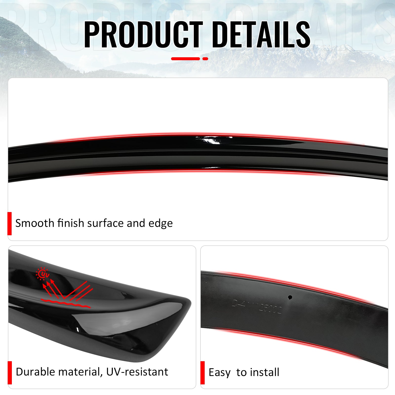 Fits 06-13 IS250 IS350 Sedan IS F Sport Style Trunk Spoiler ABS #212 Obsidian